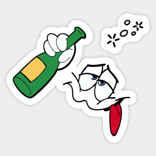 This Is My Drunk Face Sticker